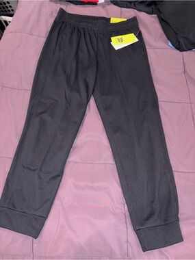 all in motion Black Boys Large Athletic Jogger Pants NWT